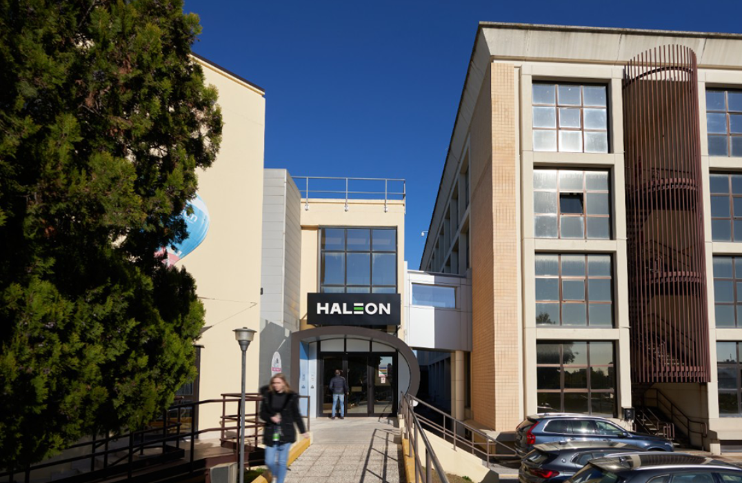 A building with Haleon's logo at the top of its entrance
