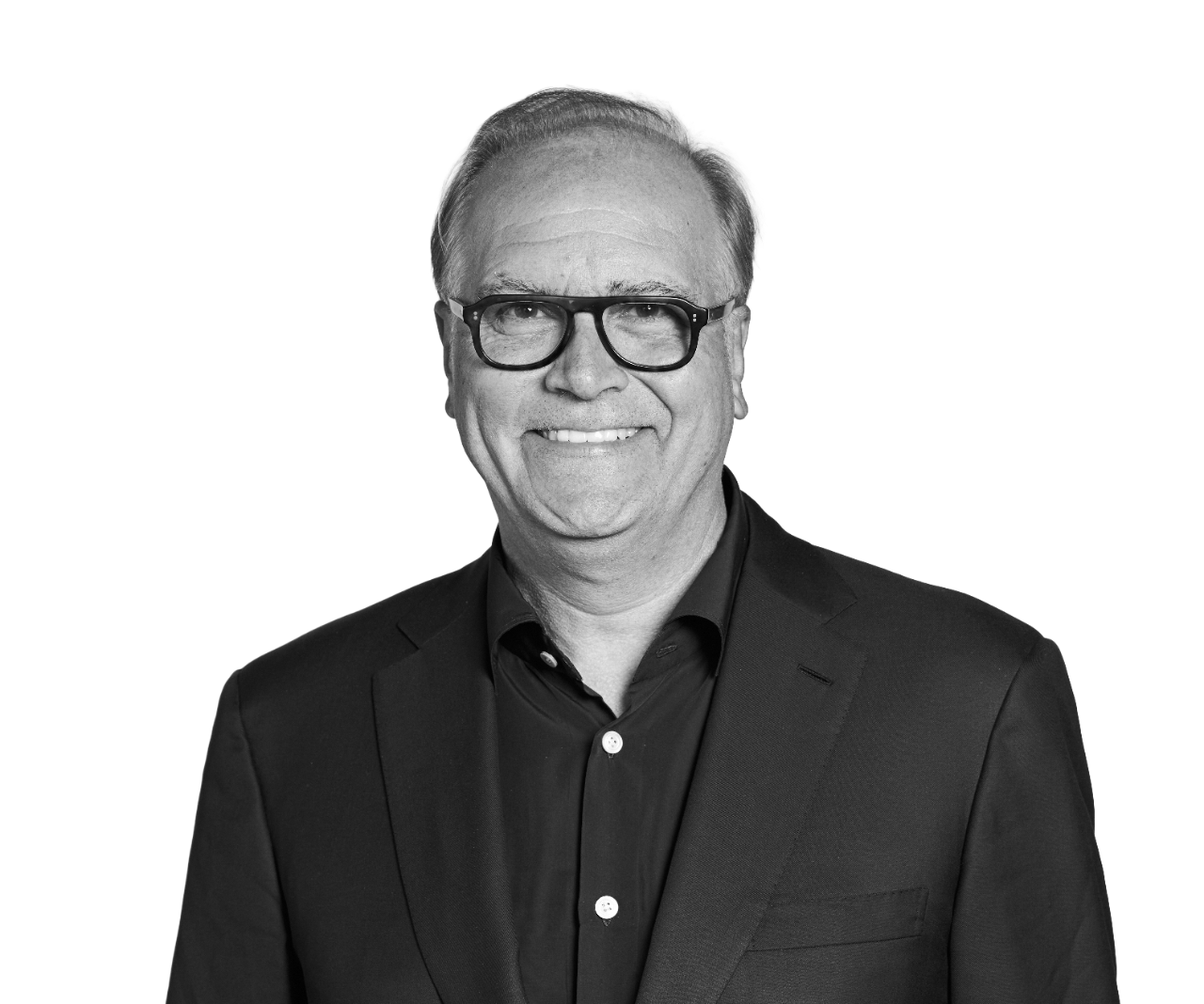 Headshot of Carl Haney in black and white